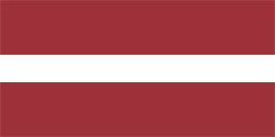 Bandeira da Let�nia