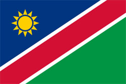 Bandeira da Nam�bia