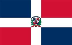 Bandeira da Rep�blica Dominicana