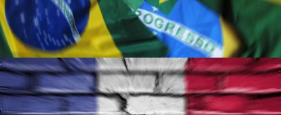Jogo Fran�a 2 x 1 Brasil da Copa do Mundo Feminina de 2023