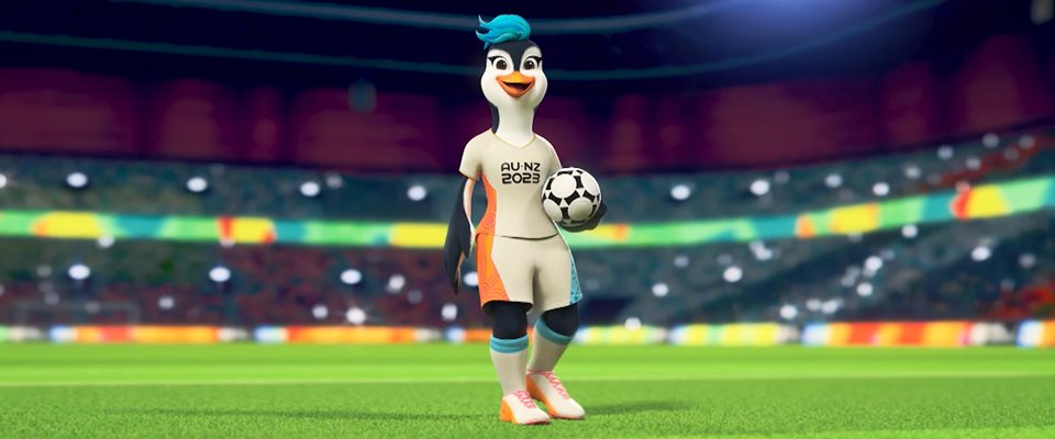 Tazuni, a mascote da Copa do Mundo Feminina de 2023 da Austr�lia e Nova Zel�ndia