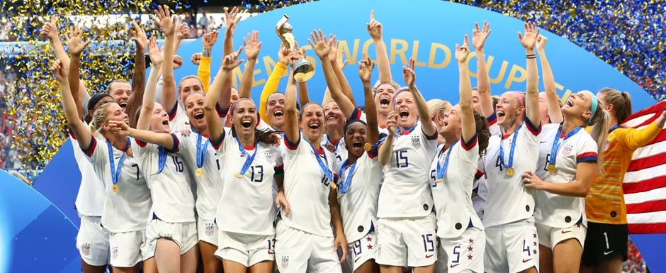 Sele��o dos Estados Unidos campe� da Copa do Mundo Feminina da Fran�a de 2019. Foto: appaIoosa