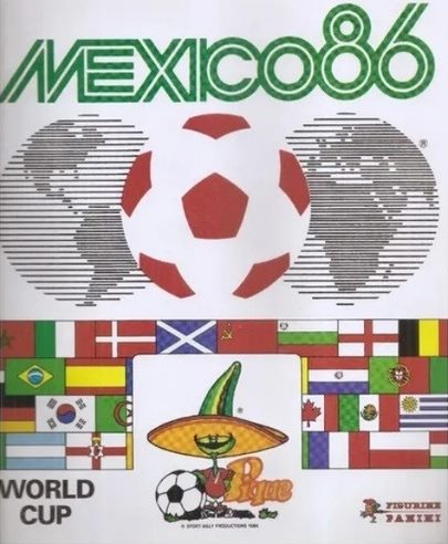 �lbum de figurinhas oficial da Copa do Mundo de 1986