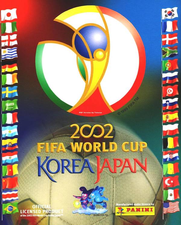 �lbum de figurinhas oficial da Copa do Mundo de 2002