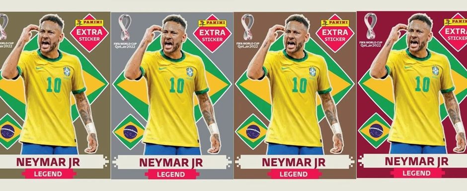 Figurinhas extras de Neymar do �lbum de figurinhas da Copa do Mundo de Futebol - Foto: Panini/Divulga��o