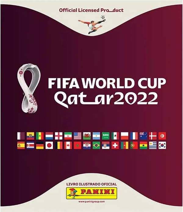 �lbum de figurinhas oficial da Copa do Mundo de 2022