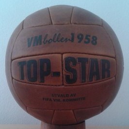 Top-Star - Bola Oficial da Copa do Mundo de 1958 na Su�cia
