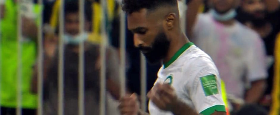 Firas Al-Buraikan - Jogador da Sele��o da Ar�bia Saudita na Copa do Mundo de Futebol de 2022 no Catar (Qatar) - Foto: Firas Al-Buraikan/Twitter