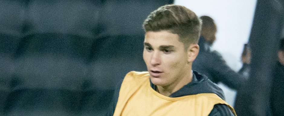 Juli�n �lvarez - Jogador da Sele��o da Argentina na Copa do Mundo de Futebol de 2022 no Catar (Qatar) - Foto: Carlos Figueroa Rojas