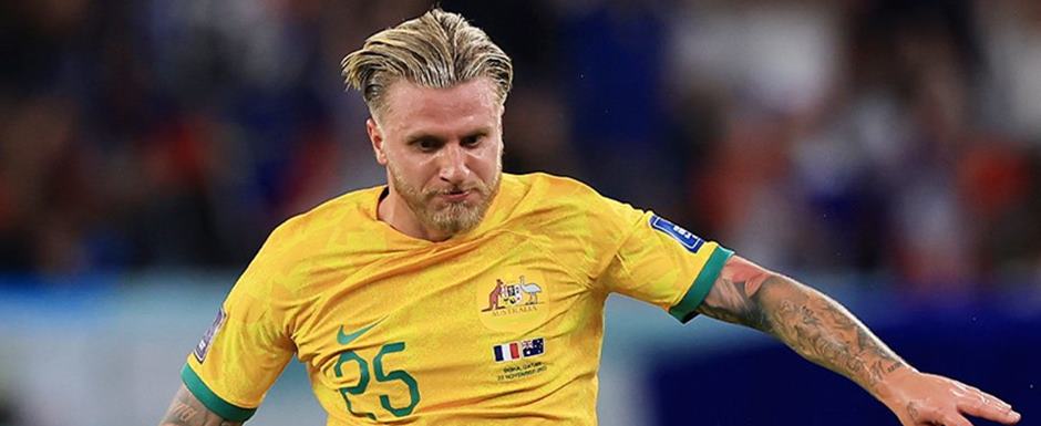 Jason Cummings - Jogador da Sele��o da Austr�lia na Copa do Mundo de Futebol de 2022 no Catar (Qatar) - Foto: CCMariners/Twitter