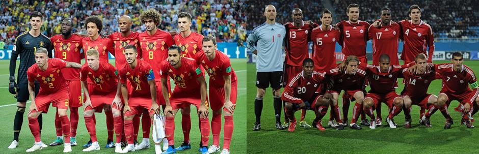 Jogo B�lgica 1 x 0 Canad� v�lido pela primeira rodada do Grupo F da Primeira Fase da Copa do Mundo de 2022 no Catar (Qatar) - Fotos: Edgar Breshchanov e Ilya Khokhlov