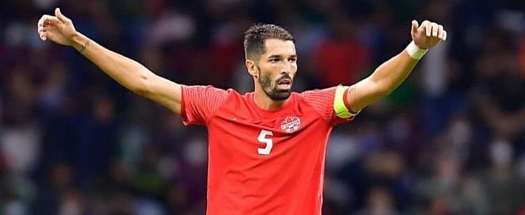 Steven Vit�ria - Jogador da Sele��o do Canad� na Copa do Mundo de Futebol de 2022 no Catar (Qatar) - Foto: GDChaves/Facebook