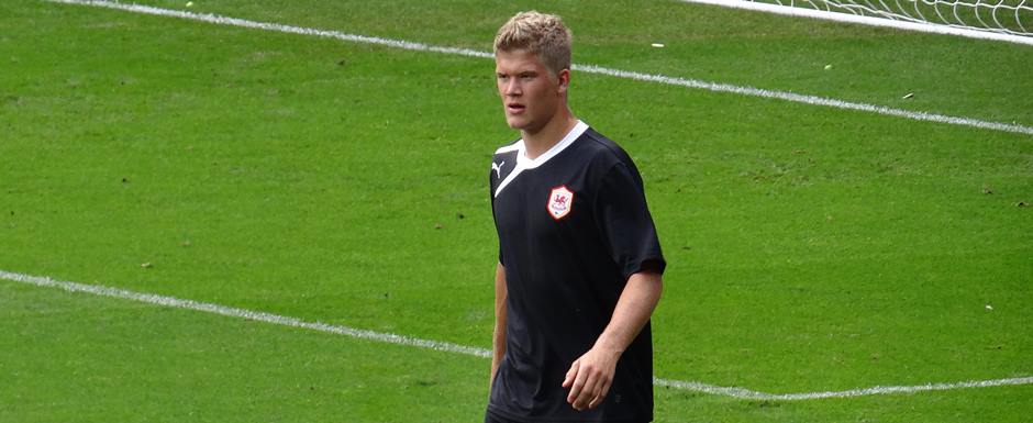 Andreas Cornelius - Jogador da Sele��o da Dinamarca na Copa do Mundo de Futebol de 2022 no Catar (Qatar) - Foto: Jon Candy