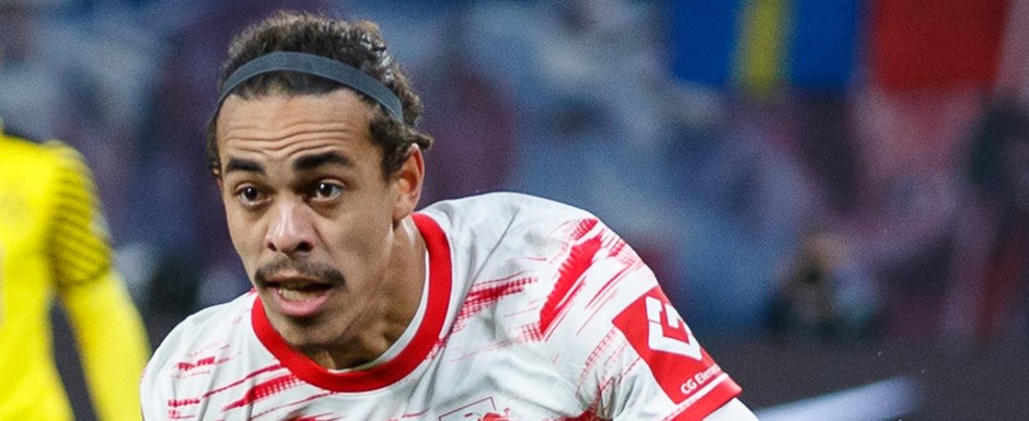 Yussuf Poulsen - Jogador da Sele��o da Dinamarca na Copa do Mundo de Futebol de 2022 no Catar (Qatar) - Foto: Steffen Pr��dorf