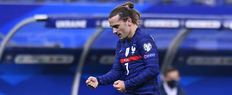 Antoine Griezmann - Jogador da Sele��o da Fran�a na Copa do Mundo de Futebol de 2022 no Catar (Qatar) - Foto: Football.ua