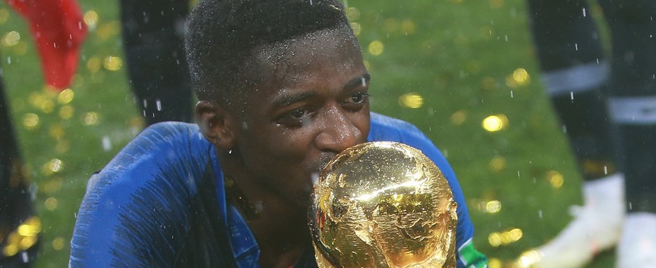 Ousmane Demb�l� - Jogador da Sele��o da Fran�a na Copa do Mundo de Futebol de 2022 no Catar (Qatar) - Foto: Anton Zaitsev