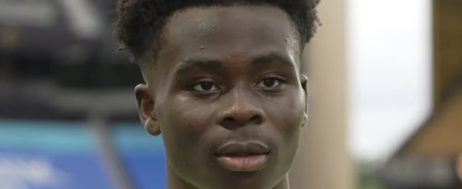 Bukayo Saka - Jogador da Sele��o da Inglaterra na Copa do Mundo de Futebol de 2022 no Catar (Qatar) - Foto: 	ArsenalTVHD