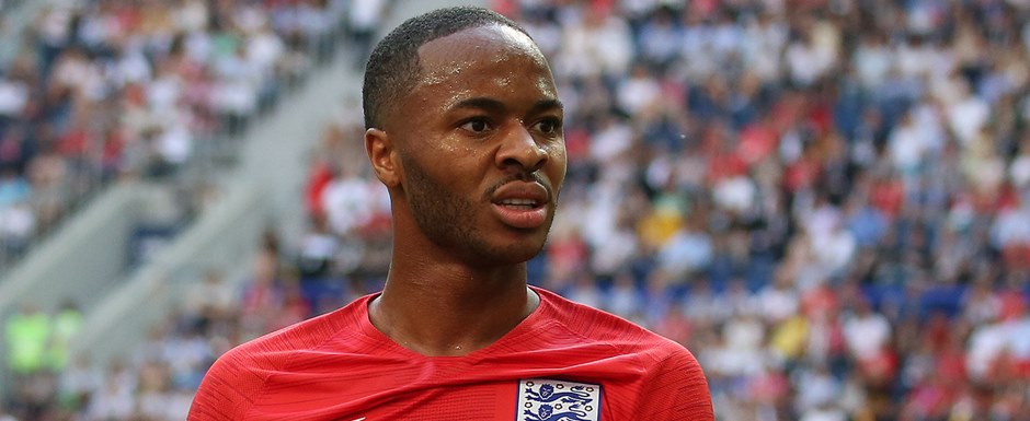 Raheem Sterling - Jogador da Sele��o da Inglaterra na Copa do Mundo de Futebol de 2022 no Catar (Qatar) - Foto: Kirill Venediktov
