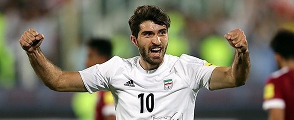 Karim Ansarifard - Jogador da Sele��o do Ir� na Copa do Mundo de Futebol de 2022 no Catar (Qatar) - Foto: Mahmoud Hosseini