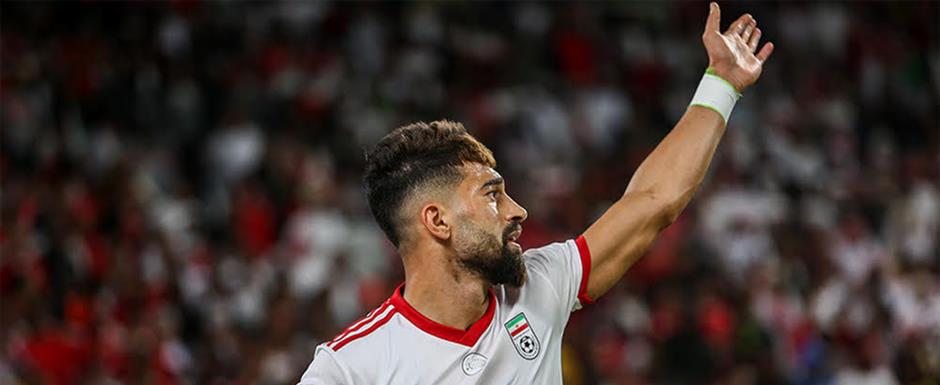 Ramin Rezaeian - Jogador da Sele��o do Ir� na Copa do Mundo de Futebol de 2022 no Catar (Qatar) - Foto: Parto Joghataee