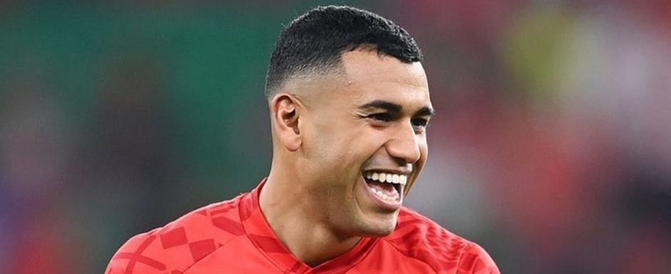 Walid Cheddira - Jogador da Sele��o de Marrocos na Copa do Mundo de Futebol de 2022 no Catar (Qatar) - Foto: walo_98/Instagram