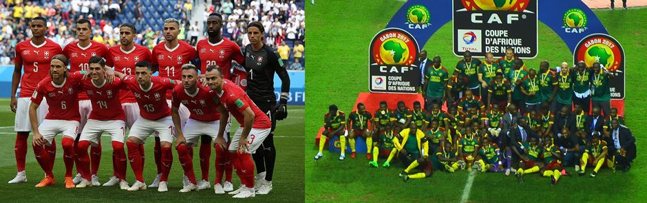 Jogo Su��a 1 x 0 Camar�es v�lido pela primeira rodada do Grupo G da Primeira Fase da Copa do Mundo de 2022 no Catar (Qatar) - Fotos: Kirill Venediktov e Ben Sutherland