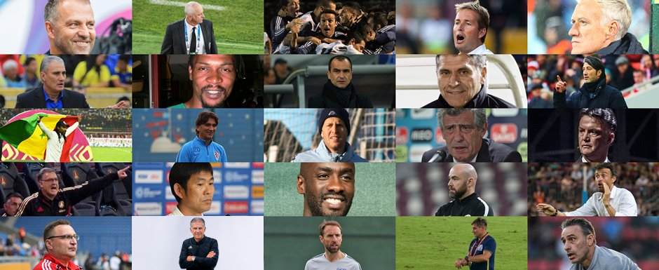 T�cnicos das sele��es nacioanais de futebol masculino da Copa do Mundo de Futebol de 2022 no Catar (Qatar) - Foto: 