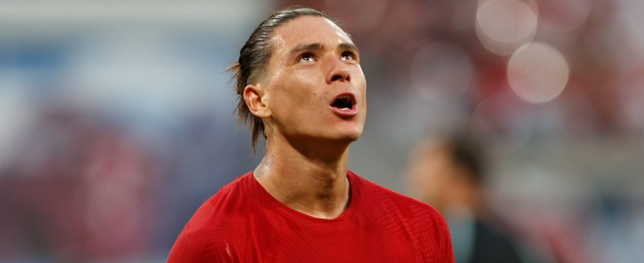 Darwin N��ez - Jogador da Sele��o do Uruguai na Copa do Mundo de Futebol de 2022 no Catar (Qatar) - Foto: Steffen Pr��dorf