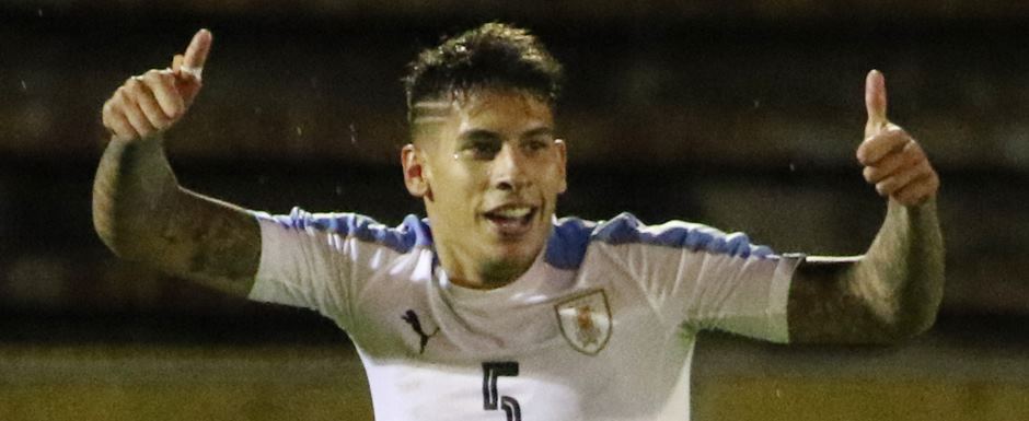 Math�as Olivera - Jogador da Sele��o do Uruguai na Copa do Mundo de Futebol de 2022 no Catar (Qatar) - Foto: Agencia de Noticias ANDES