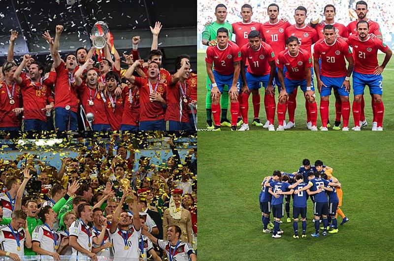 Sele��es da Espanha, Costa Rica, Alemanha e Jap�o. As sele��es do Grupo E da Primeira Fase da Copa do Mundo de Futebol de 2022 no Catar (Qatar) - Fotos: Ilya Khokhlov, Edgar Breshchanov, Marcello Casal Jr/Ag�ncia Brasil e Amir Ostovari