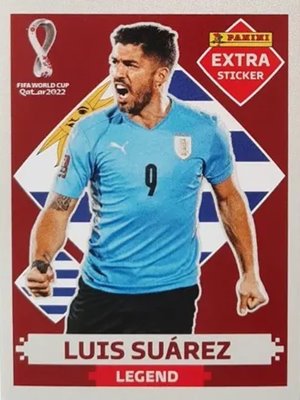 Figurinhas extras de Luis Su�rez do �lbum de figurinhas da Copa do Mundo de Futebol - Foto: Panini/Divulga��o