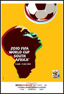 P�ster da Copa do Mundo de 2010 na �frica do Sul
