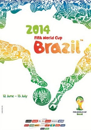 P�ster da Copa do Mundo de 2014 no Brasil