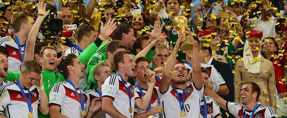 Sele��o da Alemanha comemorando o t�tulo da Copa do Mundo de Futebol de 2014 no Brasil - Foto: Marcello Casal Jr/Ag�ncia Brasil