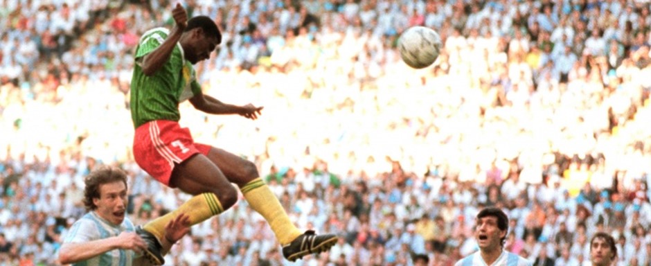 Sele��o de Camar�es na Copa do Mundo de Futebol de 1990 na It�lia - Foto: El Gr�fico