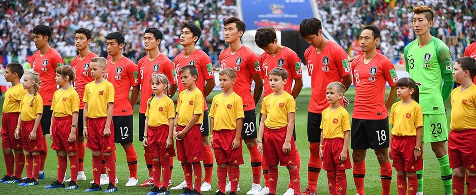 Sele��o da Coreia do Sul na Copa do Mundo de Futebol de 2018 na R�ssia - Foto: Svetlana Beketova