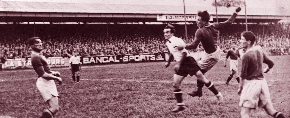 Sele��o de Cuba contra a Rom�nia na Copa do Mundo de Futebol de 1938 na Fran�a- Foto: 