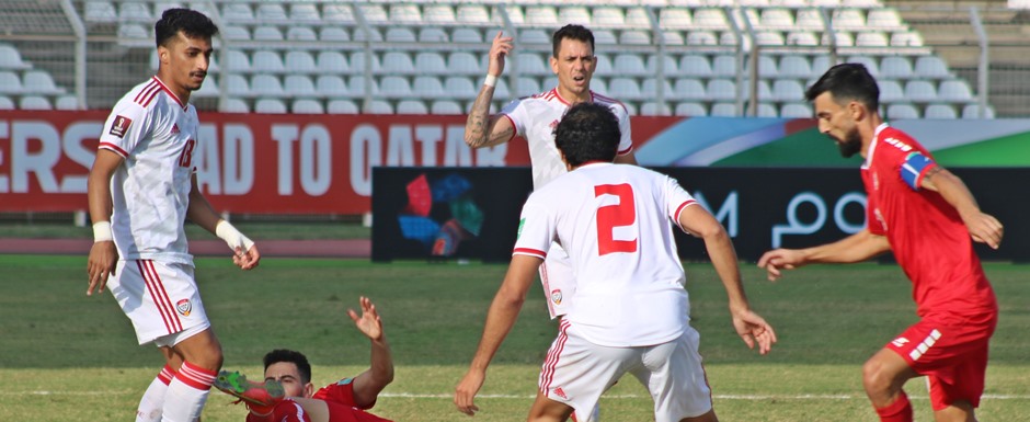 Sele��o dos Emirados �rabes Unidos nas Eliminat�rias da Copa do Mundo de Futebol de 2022 - Foto: Mohammad Moussa