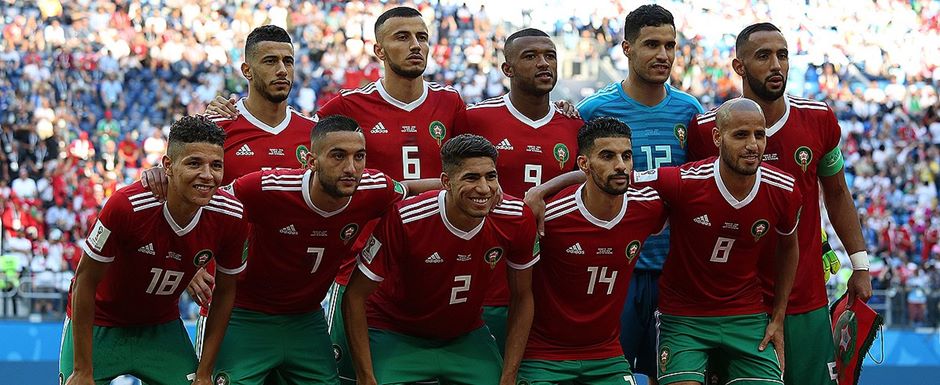 Sele��o de Marrocos na Copa do Mundo de Futebol de 2018 na R�ssia - Foto: Kirill Venediktov