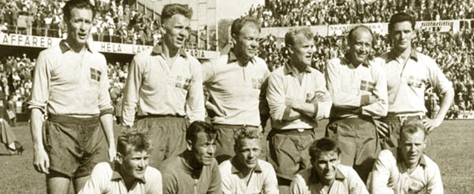 Sele��o da Su�cia - Vice-campe� da Copa do Mundo de Futebol de 1958 na Su�cia - Foto: Scanpix