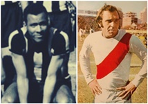 Alberto Spencer, maior artilheiro da Copa Libertadores da Am�rica com 54 gols e Daniel Onega, maior artilheiro de uma �nica edi��o da Copa Libertadores da Am�rica com 17 gols pelo River Plate em 1966