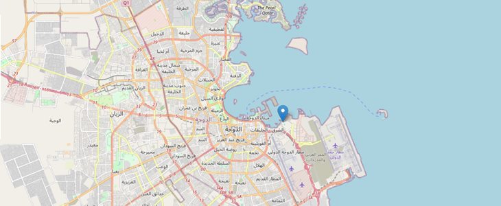 Est�dio 974 em Doha - Est�dio da Copa do Mundo de Futebol de 2022 no Catar (Qatar) - Foto: OpenStreetMap