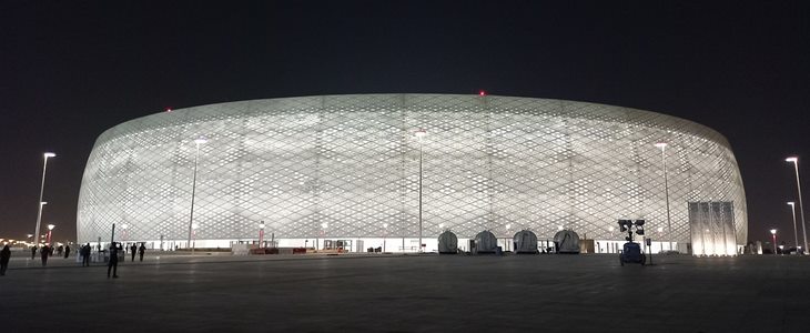 Est�dio Al Thumama em Doha - Est�dio da Copa do Mundo de Futebol de 2022 no Catar (Qatar) - Foto: OpenStreetMap
