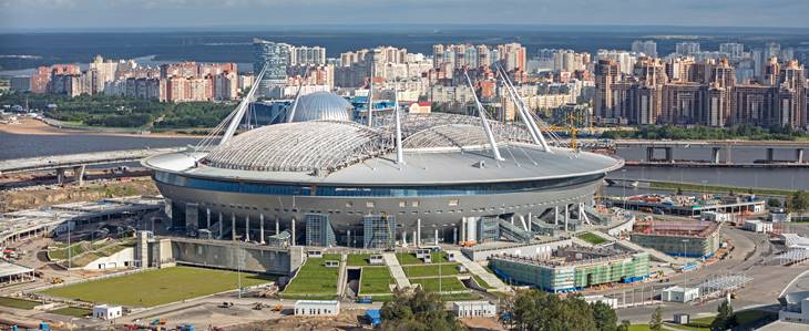 Est�dio Krestovsky (Zenit Arena) - Palco da Final da Copa das Confedera��es de 2017 - Foto: Andrew Shiva