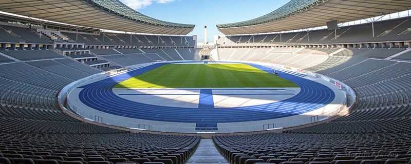 Est�dio Ol�mpico de Berlim (Olympiastadion); Palco da Cerim�nia de Encerramento e Final da Eurocopa de 2024 na Alemanha - Foto: Martijn Mureau