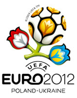 Logomarca da Eurocopa de 2012 realizada na Polônia e Ucrânia