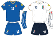 Uniforme da Itália