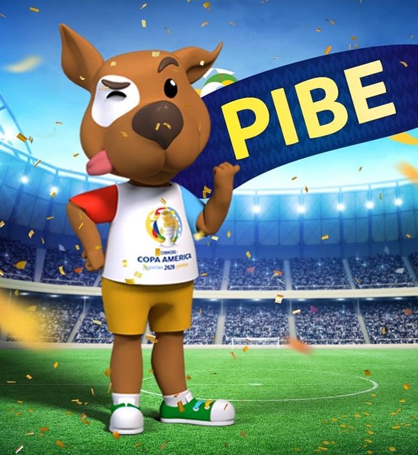 Pibe, a mascote da Copa América de 2021