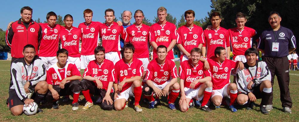 Sele��o de futebol da Groenl�ndia em 2008 - Foto: 