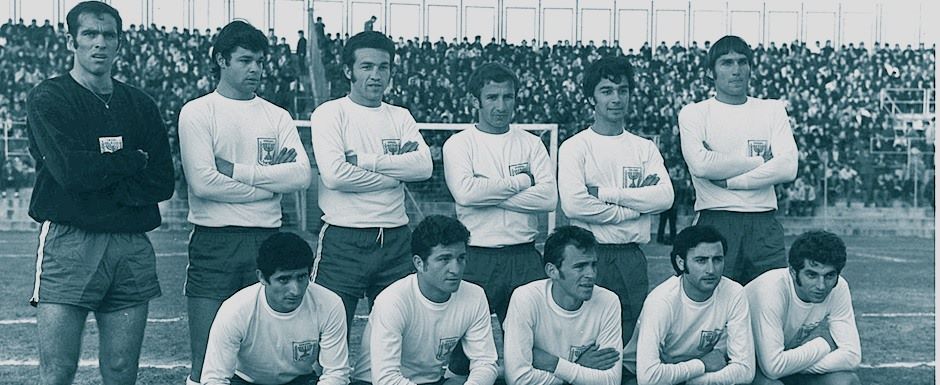 Sele��o de Futebol Masculino de Israel em amisto preparat�rio para a Copa do Mundo de 1970 - Foto: Moshe Milner